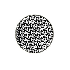 Panda Pattern Hat Clip Ball Marker by Valentinaart