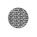 Panda pattern Hat Clip Ball Marker (4 pack) Front