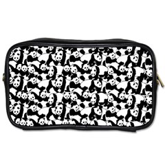 Panda Pattern Toiletries Bags by Valentinaart