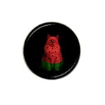 Watermelon cat Hat Clip Ball Marker Front