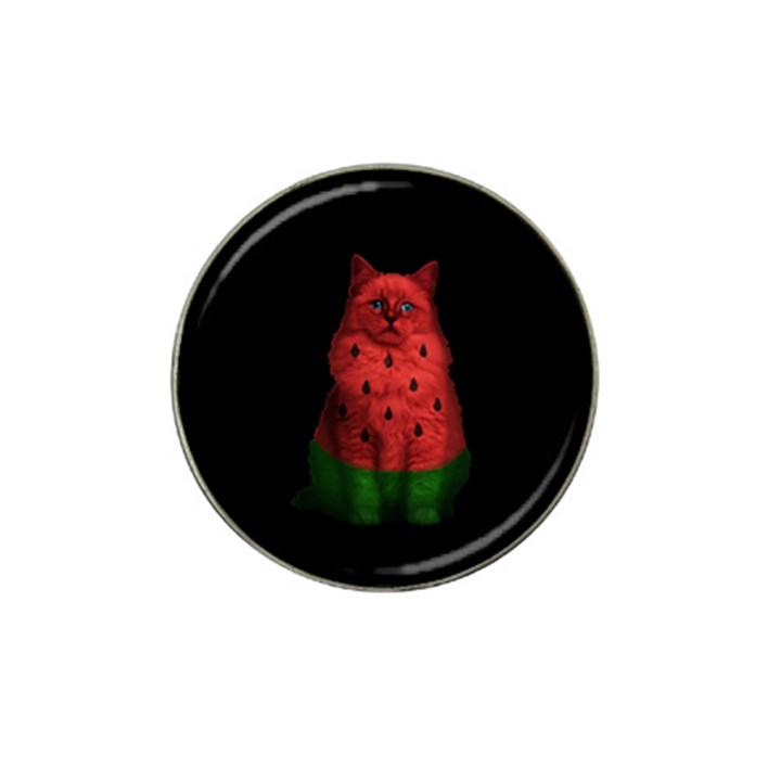 Watermelon cat Hat Clip Ball Marker