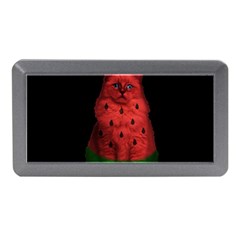 Watermelon Cat Memory Card Reader (mini) by Valentinaart