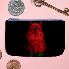 Watermelon Cat Large Coin Purse