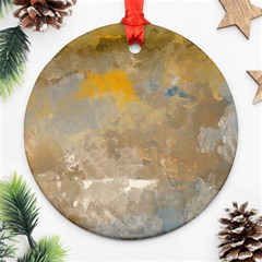 Sunset In The Mountains Ornament (round) by digitaldivadesigns