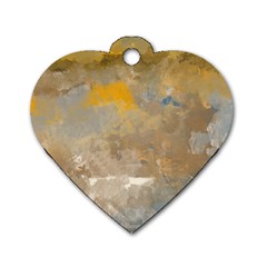 Sunset In The Mountains Dog Tag Heart (one Side) by digitaldivadesigns