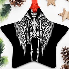 Angel Skeleton Ornament (star) by Valentinaart