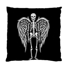 Angel Skeleton Standard Cushion Case (one Side) by Valentinaart