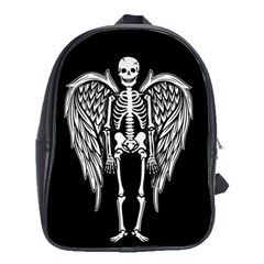 Angel Skeleton School Bag (large) by Valentinaart