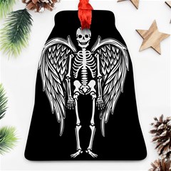 Angel Skeleton Bell Ornament (two Sides) by Valentinaart