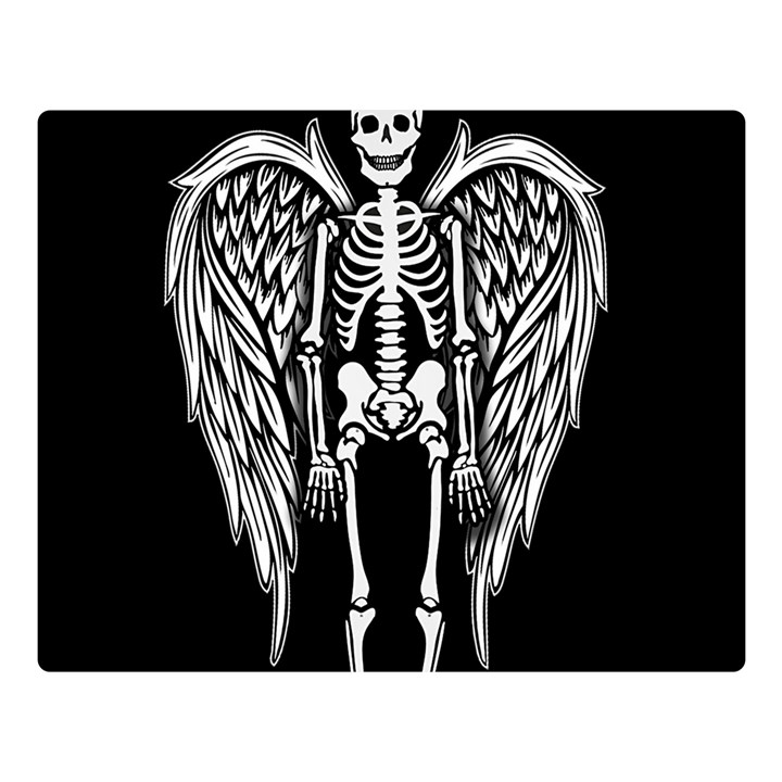 Angel skeleton Double Sided Flano Blanket (Large) 