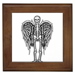 Angel skeleton Framed Tiles