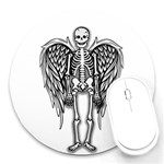 Angel skeleton Round Mousepads Front