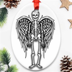 Angel skeleton Ornament (Oval)