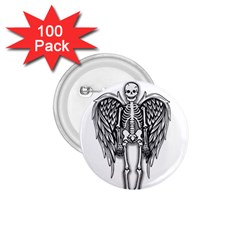 Angel skeleton 1.75  Buttons (100 pack) 