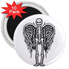 Angel skeleton 3  Magnets (10 pack) 