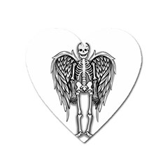 Angel skeleton Heart Magnet