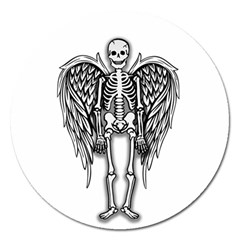 Angel skeleton Magnet 5  (Round)