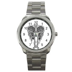 Angel skeleton Sport Metal Watch