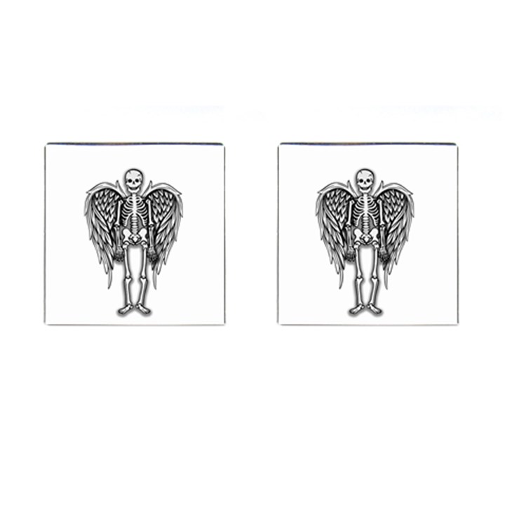 Angel skeleton Cufflinks (Square)