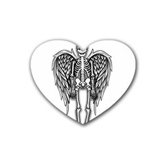 Angel skeleton Heart Coaster (4 pack) 