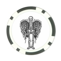 Angel skeleton Poker Chip Card Guard