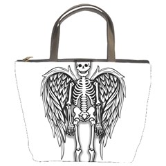 Angel skeleton Bucket Bags