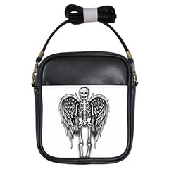 Angel skeleton Girls Sling Bags