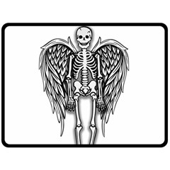 Angel skeleton Fleece Blanket (Large) 