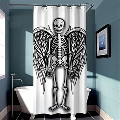 Angel skeleton Shower Curtain 36  x 72  (Stall) 