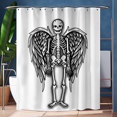 Angel skeleton Shower Curtain 60  x 72  (Medium) 