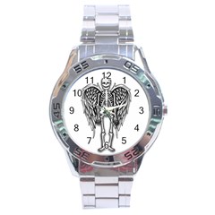 Angel skeleton Stainless Steel Analogue Watch