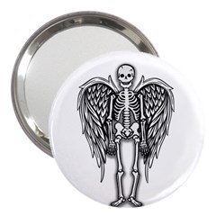 Angel skeleton 3  Handbag Mirrors