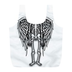 Angel skeleton Full Print Recycle Bags (L) 