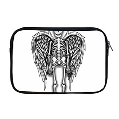 Angel Skeleton Apple Macbook Pro 17  Zipper Case by Valentinaart