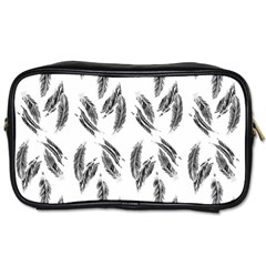 Feather Pattern Toiletries Bags by Valentinaart