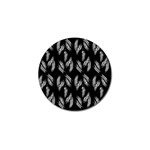 Feather pattern Golf Ball Marker Front