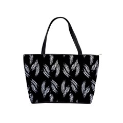 Feather Pattern Shoulder Handbags by Valentinaart