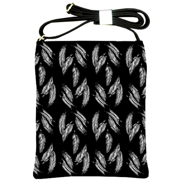 Feather pattern Shoulder Sling Bags