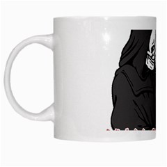 Death - Halloween White Mugs by Valentinaart