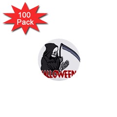 Death - Halloween 1  Mini Buttons (100 Pack) 