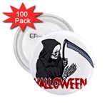 Death - Halloween 2.25  Buttons (100 pack)  Front