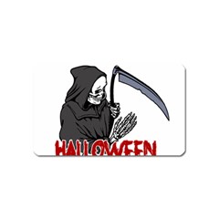 Death - Halloween Magnet (name Card) by Valentinaart