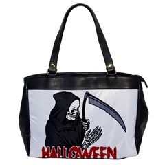 Death - Halloween Office Handbags by Valentinaart