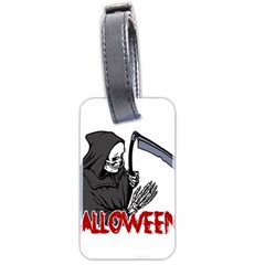 Death - Halloween Luggage Tags (two Sides) by Valentinaart