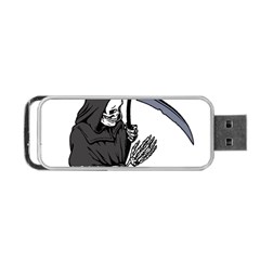 Death - Halloween Portable Usb Flash (two Sides) by Valentinaart