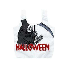 Death - Halloween Full Print Recycle Bags (s)  by Valentinaart