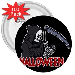 Death - Halloween 3  Buttons (100 Pack)  by Valentinaart