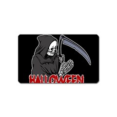 Death - Halloween Magnet (name Card) by Valentinaart