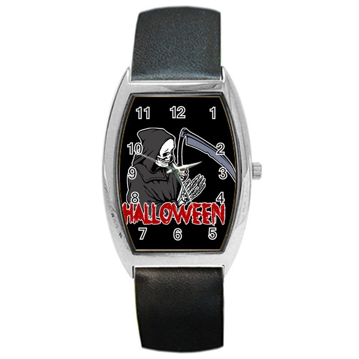 Death - Halloween Barrel Style Metal Watch