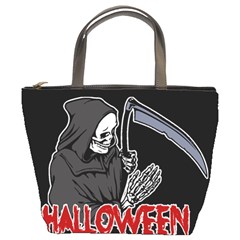 Death - Halloween Bucket Bags by Valentinaart